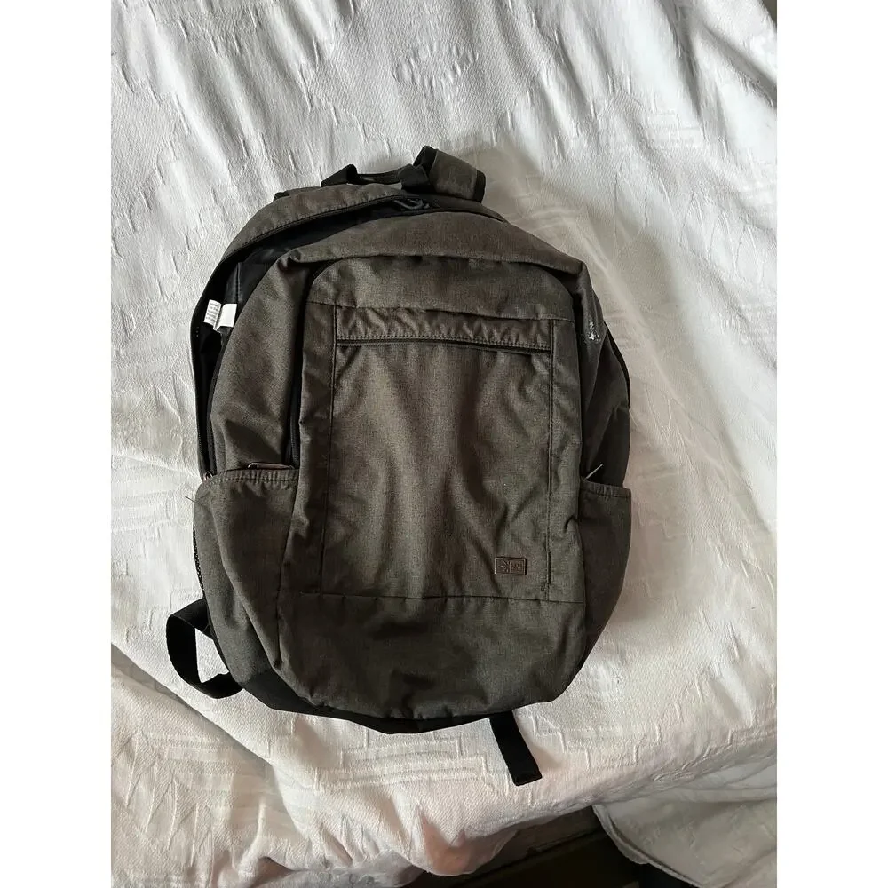 Case Logic Gray Padded Computer Backpack - Picture 1 of 5